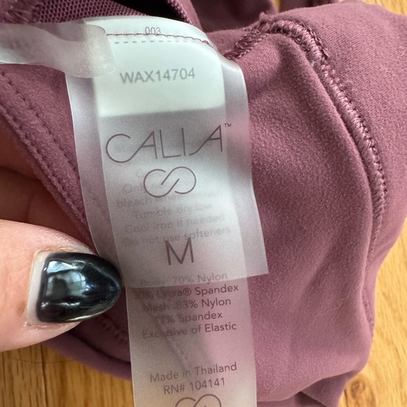 CALIA Women's Inspire Medium Support Bra Linned Mauve Berry Sz Medium - Picture 4 of 5